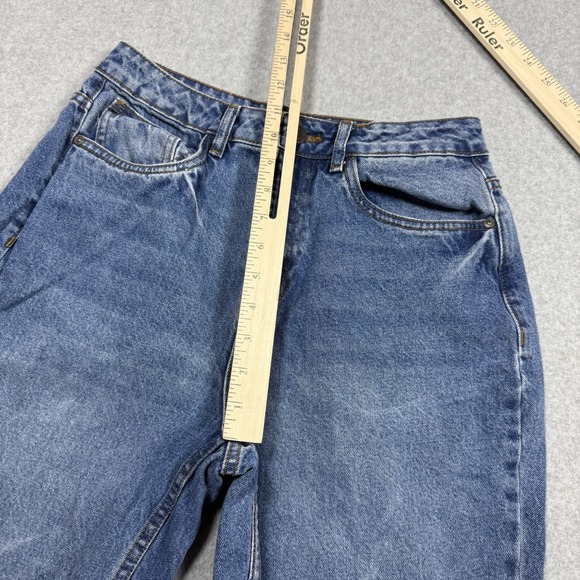 Noisy May Jeans Womens 28 Isabel Mom Fit High Waist Cropped Capri Heavy Denim‎ - Picture 6 of 8